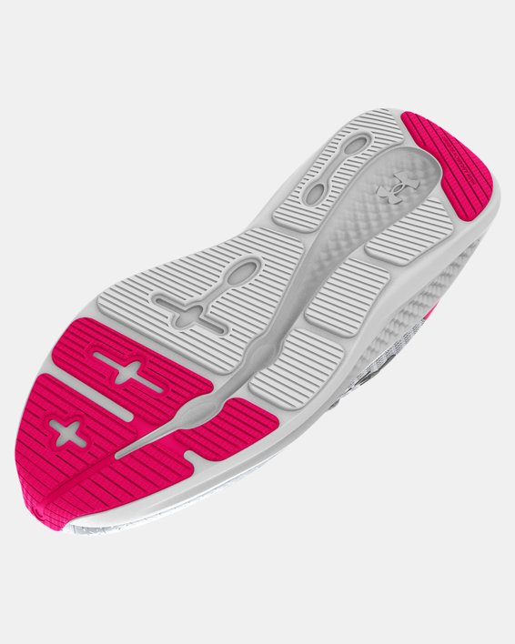 Zapatillas de running Grade School UA Charged Pursuit 3 para niña, Gray, pdpMainDesktop image number 4